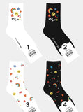 Rainbow Smile Day Socks