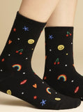 Rainbow Smile Day Socks