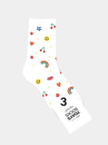 Rainbow Smile Day Socks