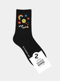 Rainbow Smile Day Socks