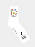 Rainbow Smile Day Socks
