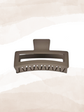 Big Matte Square Hair Claw