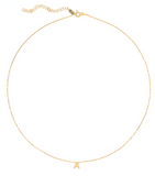 LENNI SIMPLE LETTER NECKLACE