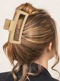 Big Matte Square Hair Claw