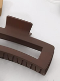 Big Matte Square Hair Claw