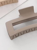 Big Matte Square Hair Claw