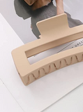 Big Matte Square Hair Claw