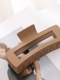 Big Matte Square Hair Claw