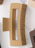 Big Matte Square Hair Claw