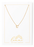 LENNI SIMPLE LETTER NECKLACE