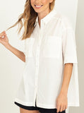 Ellison short sleeve oversized shirt
