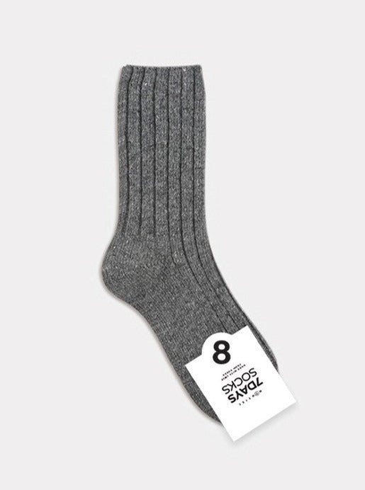 Angora Rib Winter Socks