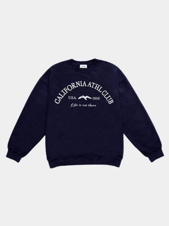 California embroidery fleece sweatshirt