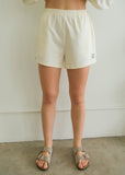 Smile Embroidery Shorts
