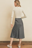 Illusion A-Line Midi Skirt