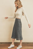 Illusion A-Line Midi Skirt